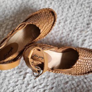 Free People wooden wedge